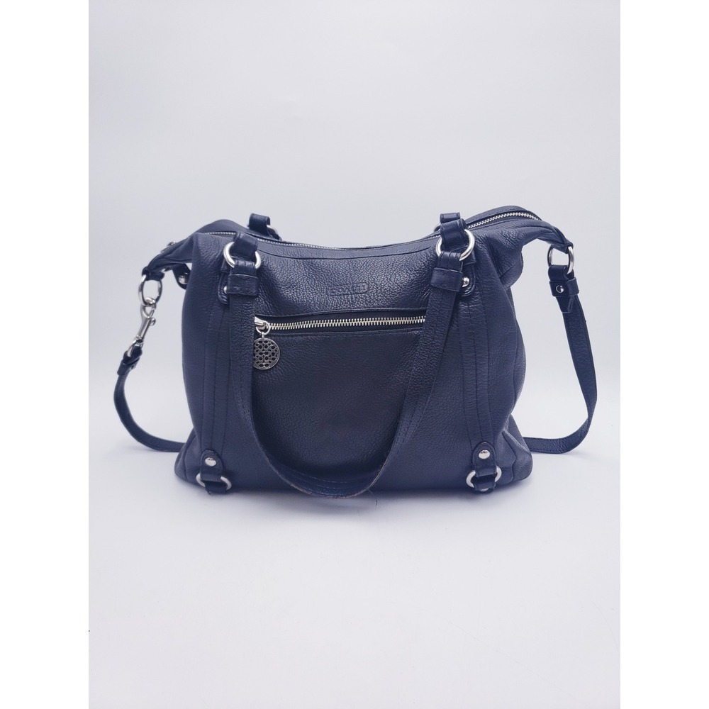 COACH F17566 Shoulder Bag Alexandra Womens Leather Convertible Satchel Black